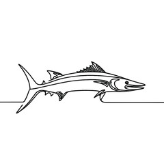 Fototapeta premium fish swimming against waves