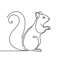 Obraz premium Squirrel sitting against a transparent background