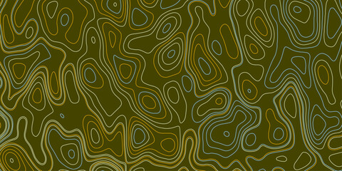 Abstract geometric topographic contour map background Vector