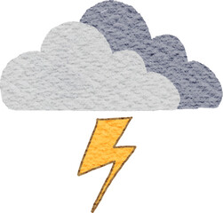 Watercolor illustration of objects on isolated background