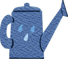 Watercolor illustration of objects on isolated background