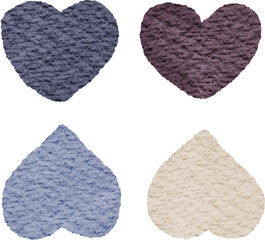 Watercolor illustration of objects on isolated background