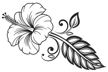 black and white tattoo