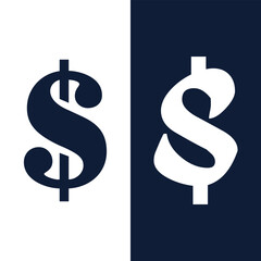 Dollar Icon Sign Stock Illustrations, Vectors and Clipart.