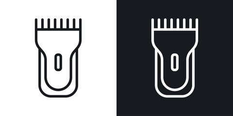 Trimmer icon vector pictogram. UI. EPS10. - Vector