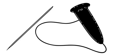 Black Midnight Park Bench Icon Design