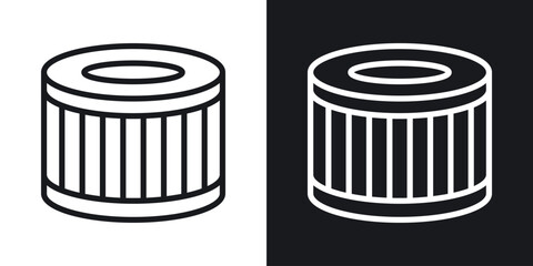 Air filter icon vector pictogram. UI. EPS10. - Vector