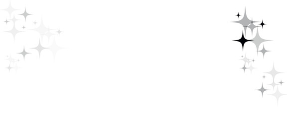 Vector pattern of sparkling stars background.