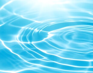 Rippled turquoise water surface