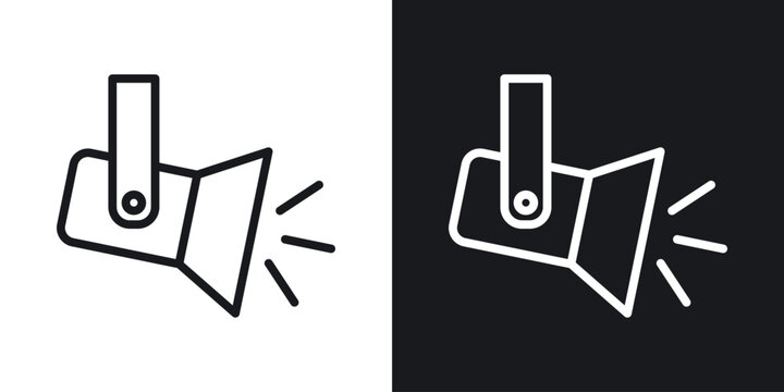 Spotlight icon vector pictogram. UI. EPS10. - Vector