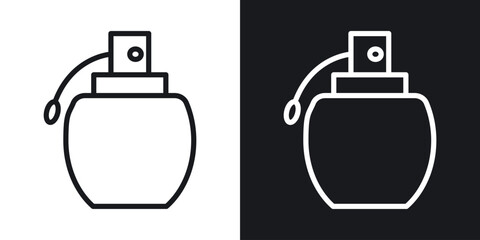 Obraz premium Parfum icon vector pictogram. UI. EPS10. - Vector