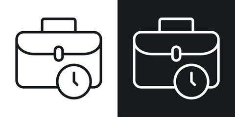 Work experience icon vector pictogram. UI. EPS10. - Vector
