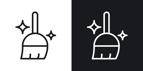 Sweeping icon vector pictogram. UI. EPS10. - Vector