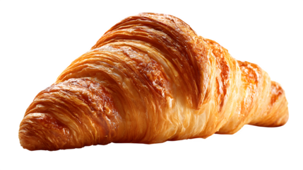croissant isolated on white background