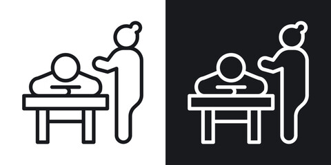 Massage icon vector pictogram. UI. EPS10. - Vector
