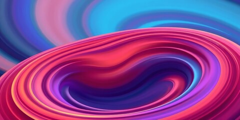 Obraz premium Abstract swirling lines forming concentric circles and dynamic waves, looping, geometric