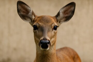 A Deer's Gaze Captivates the Heart