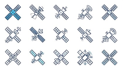 Satellite illustrations