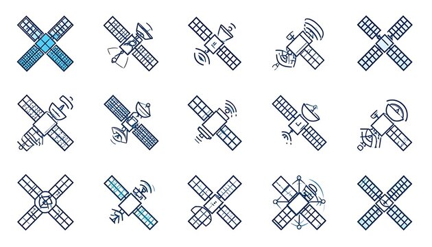 Satellite illustrations