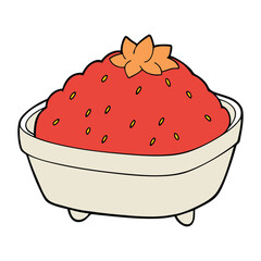 Sweet and comforting strawberry cobbler with juicy berries baked under a golden, buttery crust, offering a warm, fruity treat perfect for dessert or summer gatherings.
