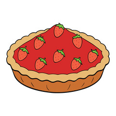 Golden flaky crust filled with sweet, juicy strawberries, topped with a glossy glaze—this strawberry pie is a perfect blend of fruity freshness and indulgent delight.
