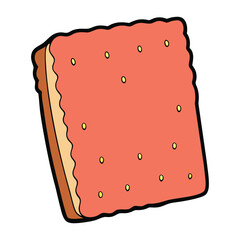 Sweet and fruity strawberry Pop-Tarts with a golden, flaky crust and a sugary glaze, perfect for a quick breakfast or snack anytime you crave a burst of flavor.
