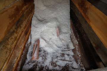 Traditional Salt Farmers Harvesting Sea Salt in Aceh Besar, Indonesia – August 8, 2025
