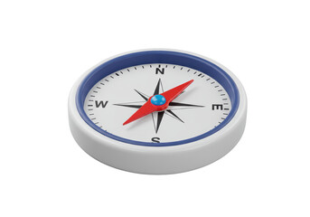 Isolated Classic Compass with Cardinal Directions