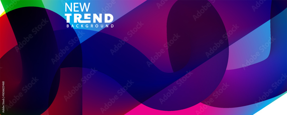 Poster 3d gradient color abstract background, abstract 3d rendering of a modern geometric background. minim