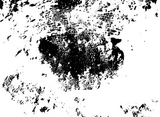 Rustic splash vector texture. Abstract background. Weathered surface and shape. Dirty and damaged backdrop.