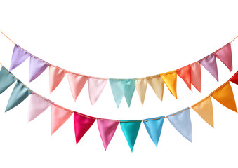 Fototapeta premium Multicolor Party Banner in Studio Lighting