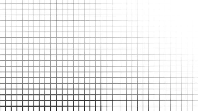 Digital pixel square grid in white tone on a white background