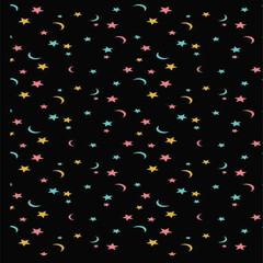 Moon and Star Pattern