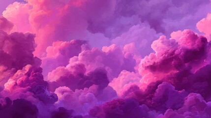 Naklejka premium Colorful abstract cloudy sky