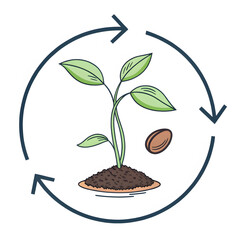 hand holding plant