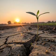 plant growing in the ground