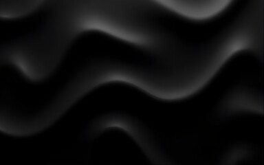 Obraz premium Abstract Wavy Pattern Texture with Black Background and Metallic Shine in Modern Design. High quality