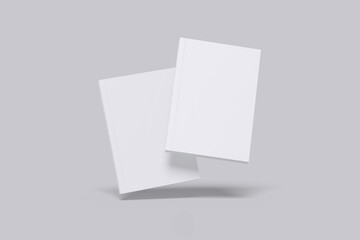 Blank Book Cover Mockup	