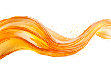 abstract orange honey