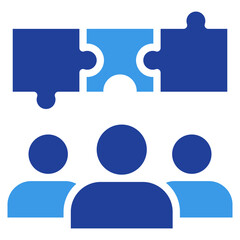 Team Collaboration  Icon Element For Design