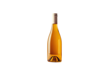 Wine bottle on transparent background, png