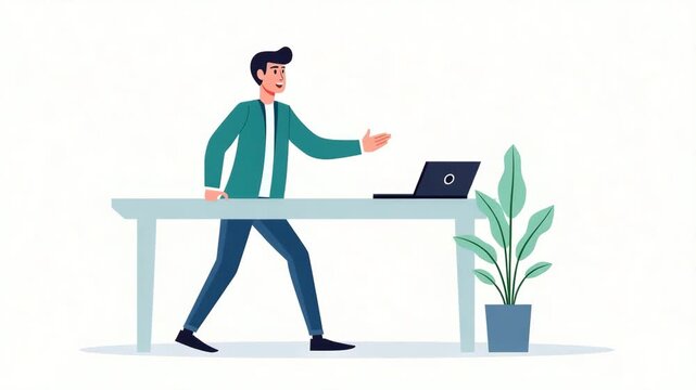 Flat Tailored Cybersecurity for Small Businesses: Affordable Security Solutions, Risk Management, Employee Training, Protecting Sensitive Data - Cute Vector Illustration