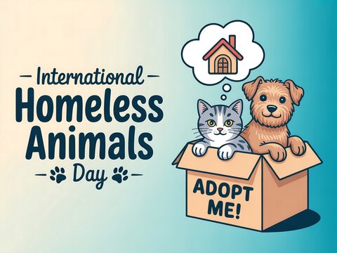 Celebrate international homeless animals day by adopting a loving companion