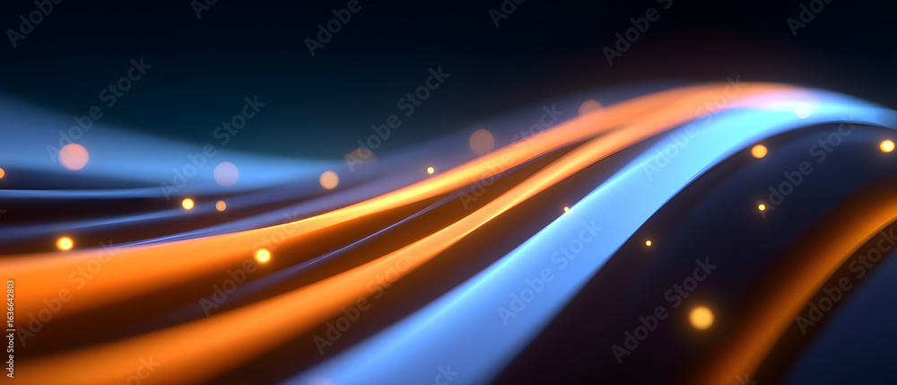 Poster dynamic abstract tech background with intersecting lines