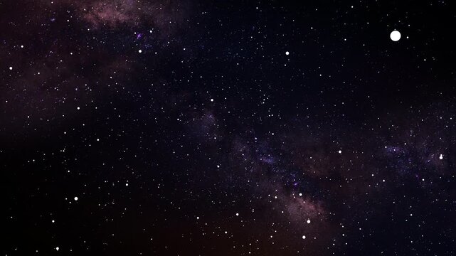 Explore the vastness of outer space with brilliant stars and galaxies in stunning detail
