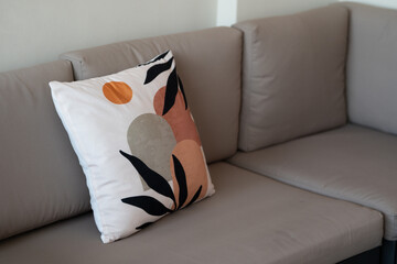pillows on a bed