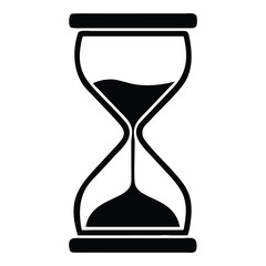 Vintage Hourglass Sand Timer Time Flowing Deadline Concept