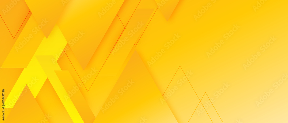 Poster abstract yellow graphic design banner pattern presentation background web template