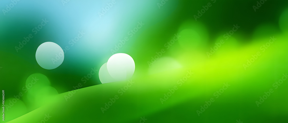 Poster abstract forms in a minimal gradient background