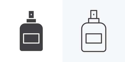 Perfume icon. Line Art And Clip art Style Design